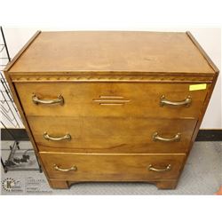 STEAMTRUNK 3 DRAWER DRESSER ON STEEL WHEELS