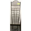 Image 1 : 52"H METAL MAGAZINE COMICS STAND.