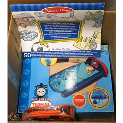THOMAS THE TRAIN SLEEPOVER BED WITH NEW BAG OF