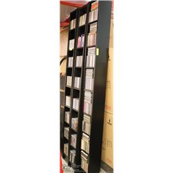 GROUP OF 3 MEDIA RACKS FULL OF CD'S