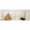 Image 1 : LOT OF 6 BUDDHAS