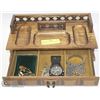 Image 1 : MEN'S WOOD 1-DRAWER JEWELLERY BOX