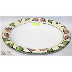 EXTRA LARGE CERAMIC PASTA BOWL  20"x16"