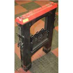 PAIR OF SAWHORSES, EASY STORE, MULTI-USE,