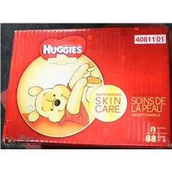 BOX OF 88 SIZE M UP TO 10LBS HUGGIES SNUGGLERS