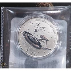 99.99% SILVER STAR TREK COIN FROM CANADA MINT.