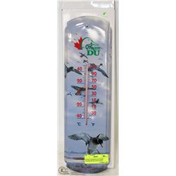 DUCKS UNLIMITED OUTDOOR THERMOMETER NEW IN BOX.