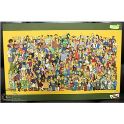 SIMPSONS PLAQUE 36"X24"
