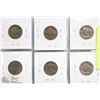 Image 1 : LOT OF 6 USA LIBERTY HEAD & BUFFALO NICKELS.