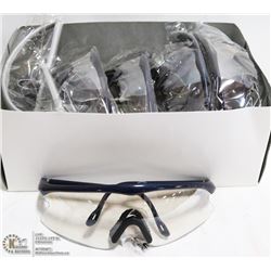 BOX OF NEW SAFETY GLASSES