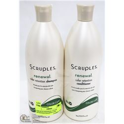 SCRUPLES RENEWAL COLOR RETENTION SHAMPOO AND