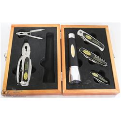 SHEFFIELD KNIFE SET WITH MULTI TOOL & FLASHLIGHT