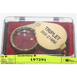 JEWELLERS MAGNIFIER IN CARRY CASE 30 POWER