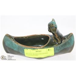 VINTAGE MCMASTER NATIVE CANOE POTTERY