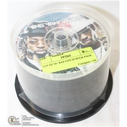 LOT OF 50+ RAP CD'S IN BULK PACK