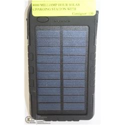8000 MILLIAMP HOUR SOLAR CHARGING STATION WITH
