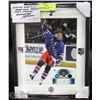 Image 1 : WAYNE GRETZKY GAME USED JERSEY CARD FRAMED