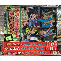 VOLUME 1-4 1940-70'S ARCHIE AMERICANA BOOKS