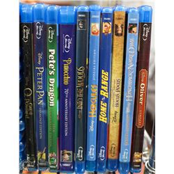 BUNDLE OF 10 DISNEY BLU-RAYS