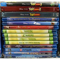 BUNDLE OF 14 DISNEY BLU-RAYS
