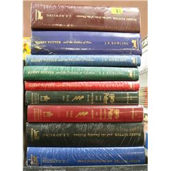 GROUP OF 9 NEW UNOPENED HARRY POTTER BOOKS WITH