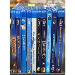 BUNDLE OF 10 DISNEY BLU-RAYS ON CHOICE