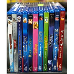BUNDLE OF 10 DISNEY BLU-RAYS ON CHOICE