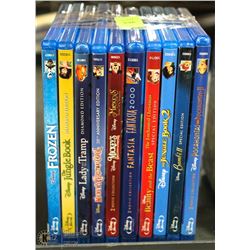 BUNDLE OF 10 DISNEY BLU-RAYS ON CHOICE