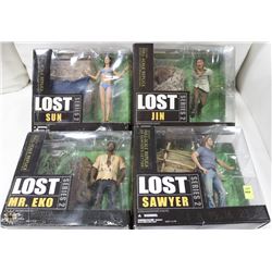 LOST SERIES 2 SET OF 4 COLLECTOR FIGURES