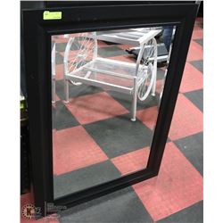 BLACK FRAMED MIRROR