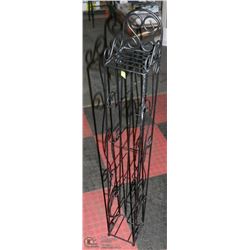 BLACK IRON CD STORAGE
