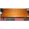 Image 1 : SOLID WOOD COFFEE TABLE WITH DROP LEAF ENDS