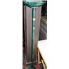 Image 1 : GREEN MARBLE STYLE FLOOR LAMP.