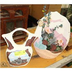 VINTAGE SOUTHWEST PLANTER WITH DECORATIVE