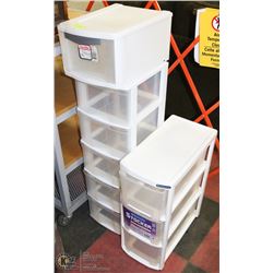 GROUP OF THREE ASSORTED STORAGE SYSTEMS.