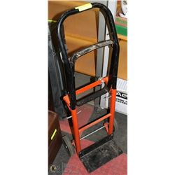 BLACK AND ORANGE 2 WHEEL DOLLY