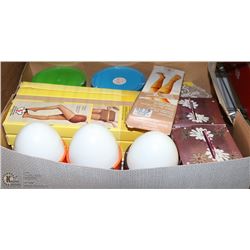 BOX OF VINTAGE NEW UNOPENED HOSIERY INCLUDES