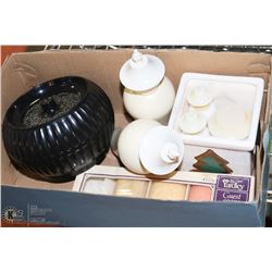 BOX OF VINTAGE YARDLEY AVON PRODUCTS