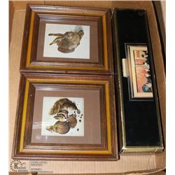 TWO VINTAGE PICTURES - PRE 1970, PLUS 14" PICTURE