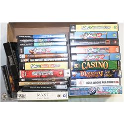 BOX OF ASSORTED COMPUTER GAMES
