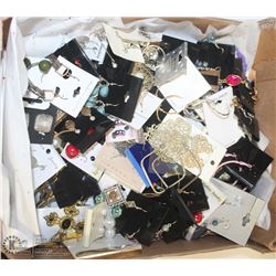 FLAT OF OVER 110 PAIRS NEW FASHION EARRINGS