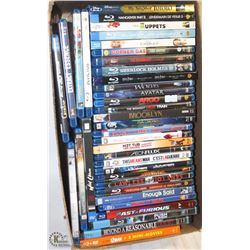 BOX OF 37 BLU- RAY DVD's