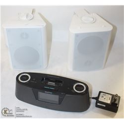 PAIR (2) WEITER SPEAKERS WITH BRACKETS AND SANYO