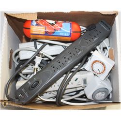 BOX OF POWER BARS & TIMERS.