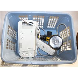 LARGE BASKET WITH POWER BARS AND RECHARGEABLE