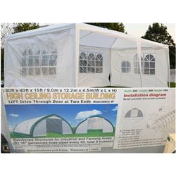 FEATURED 30FT X 40FT STORAGE BUILDING AND