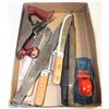 Image 1 : FLAT OF ASSORTED FILES AND KNIVES.