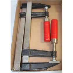 PAIR OF 5" X 12" TRADESMAN BAR CLAMPS