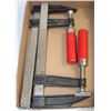 Image 1 : PAIR OF 5" X 12" TRADESMAN BAR CLAMPS