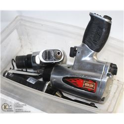 TOTE WITH HOTROD AIR TOOLS INCL 1/2" IMPACT,CHISEL